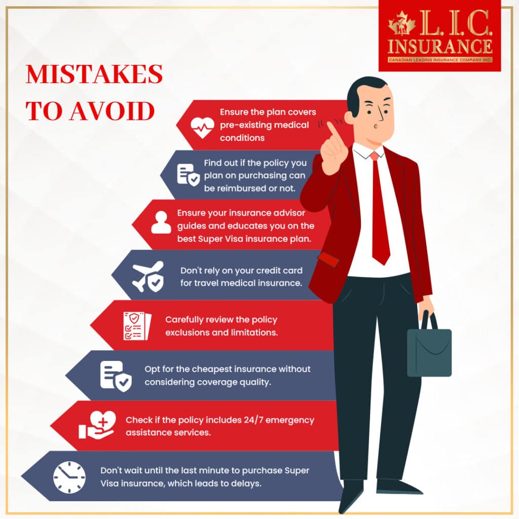 Mistakes to Avoid in Super Visa Insurance Canada