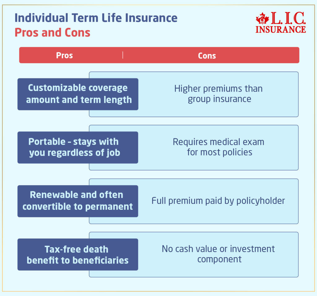 Individual Term Life Insurance Pros and Cons